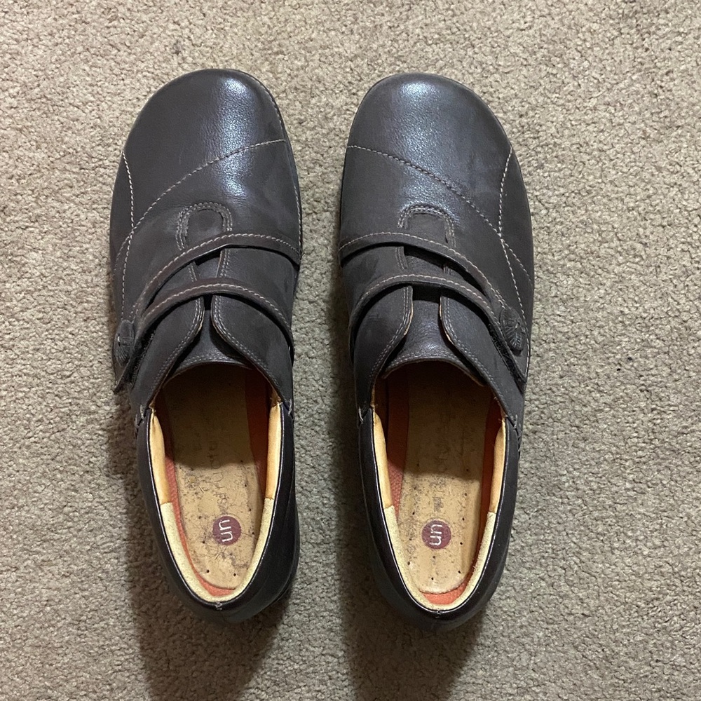 Stylish Bown Clark’s Unstructured  Leather women’s Shoes